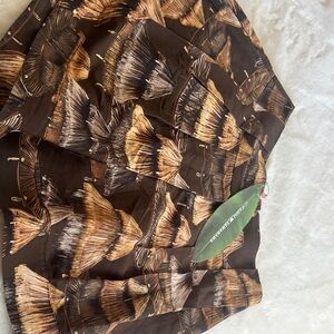 FARM Rio Brown High Waist Shorts